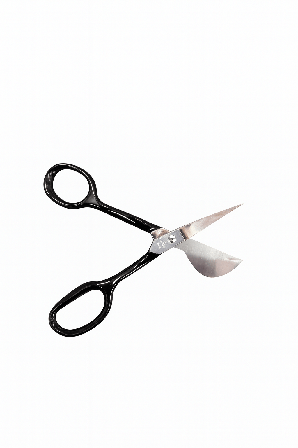 Duckbill Blue Scissors 6" Carpet Nipping Cutting Tools - Stainless Steel, Bent Handle - 2 Pack
