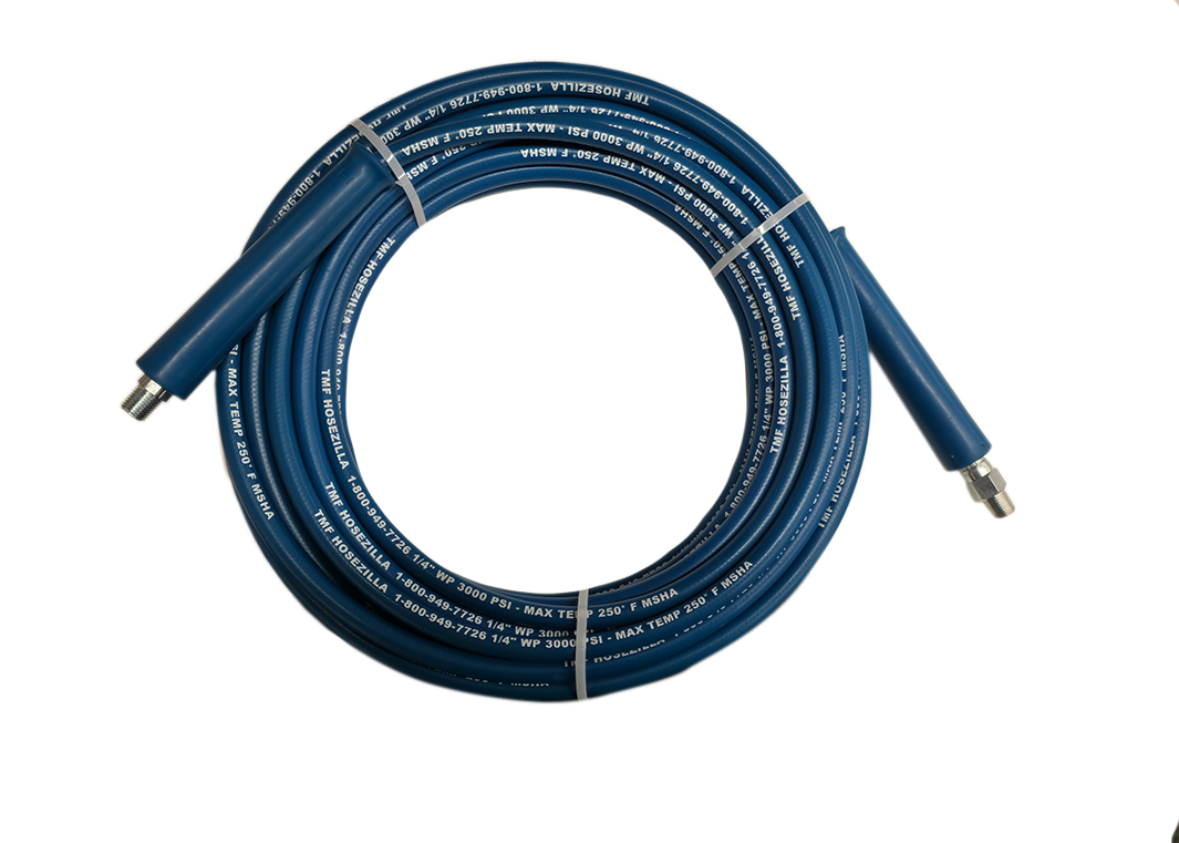 TMF Hosezilla 150' High Pressure Solution Hose With Bend Restrictors