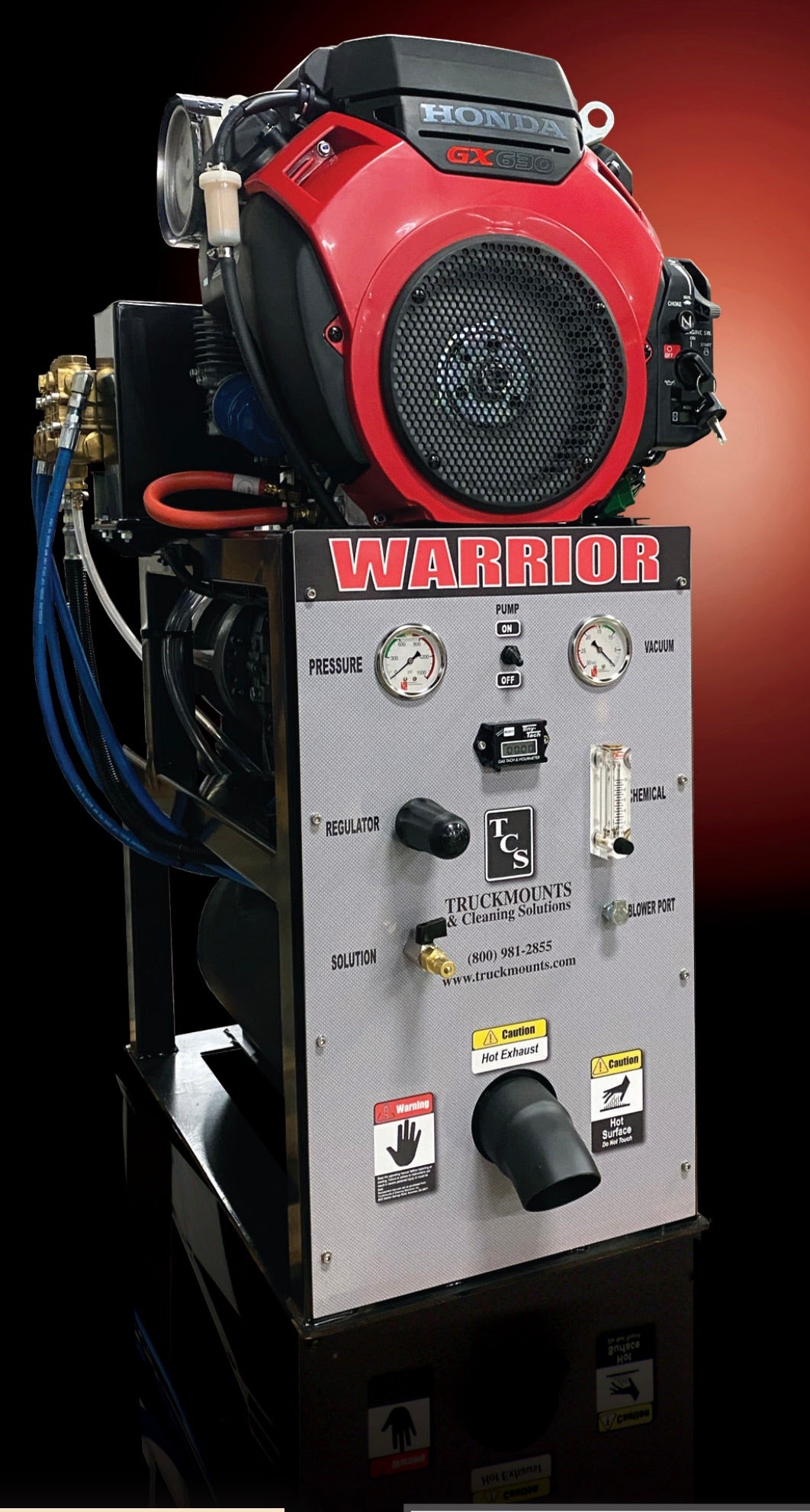 Warrior TruckMount w/ Honda GX630 Complete Package