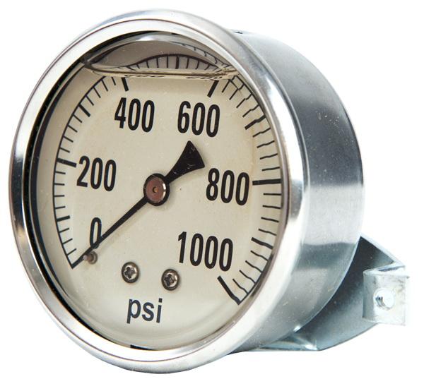 Gauge, SS Dampened 2.5" 0-1000 PSI TMF Store