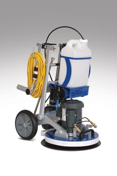 HOS Orbot Orbital Floor Machine with SprayBorg TMF Store