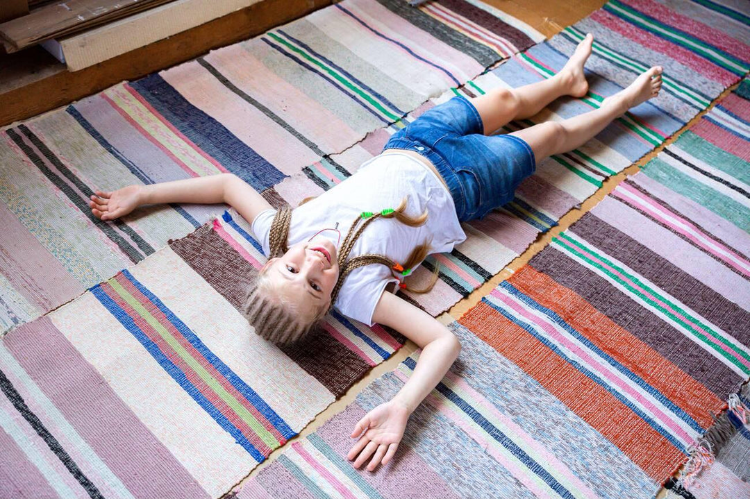 how to clean woven rug