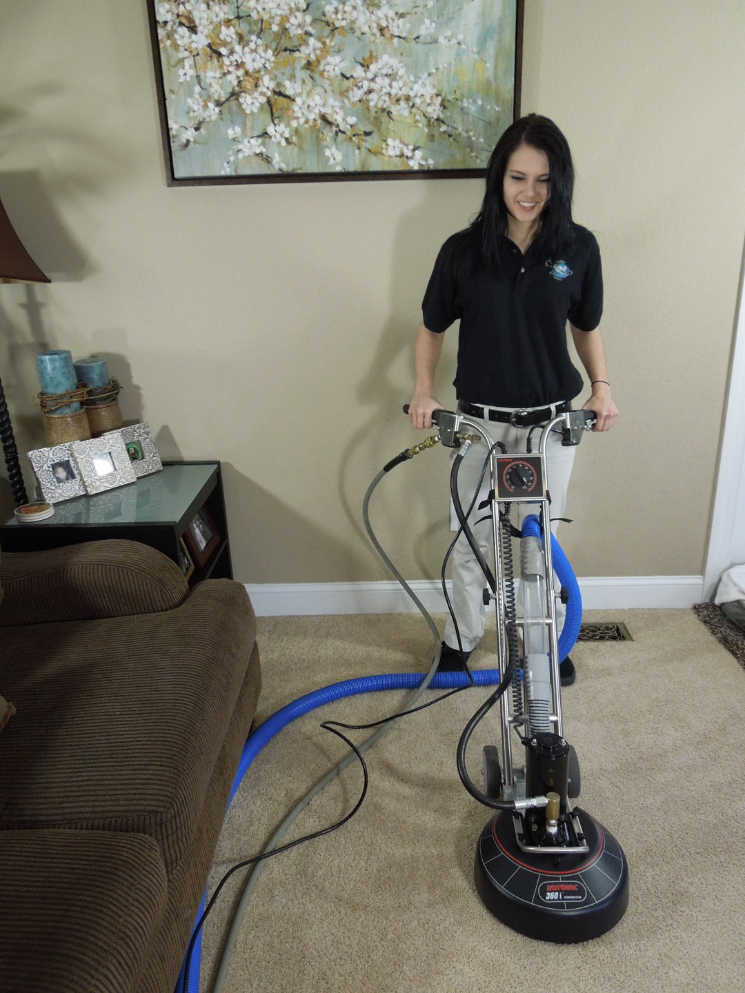 how to get glue out of carpet