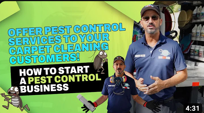 Offer Pest Control Services To Your Carpet Cleaning Customers! How To Start a Pest Control Business