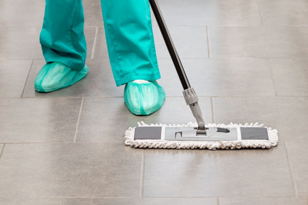 best solution for high traffic tile floor 