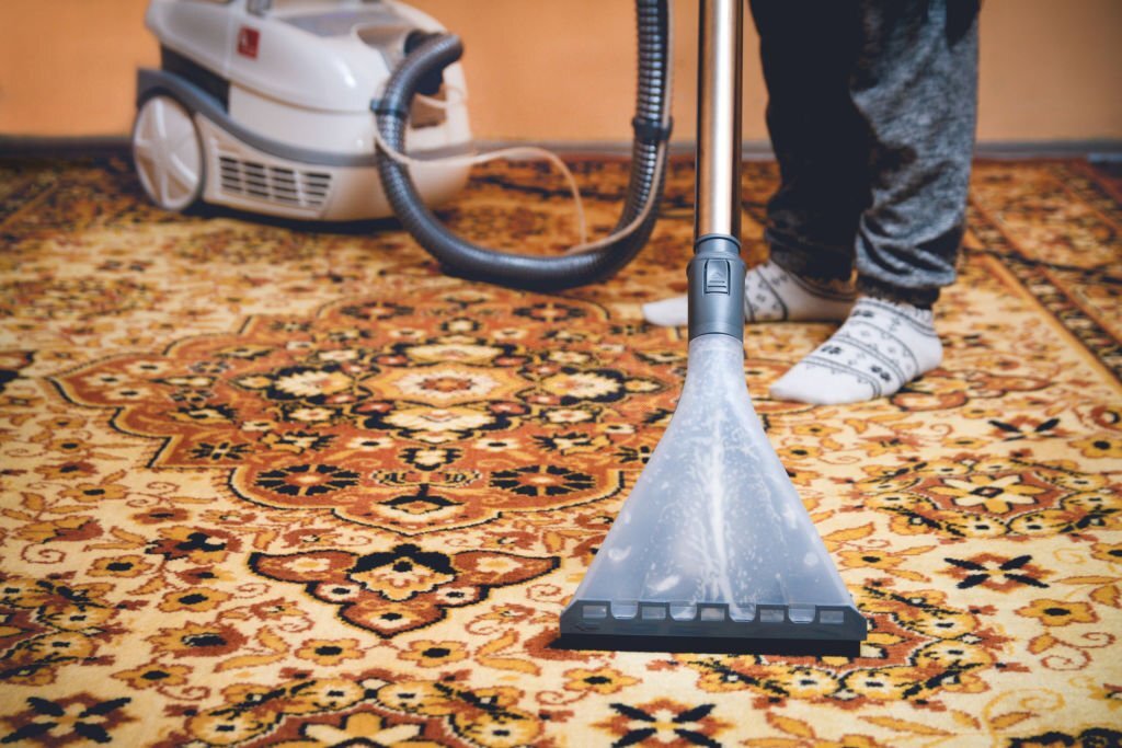clean a silk rug