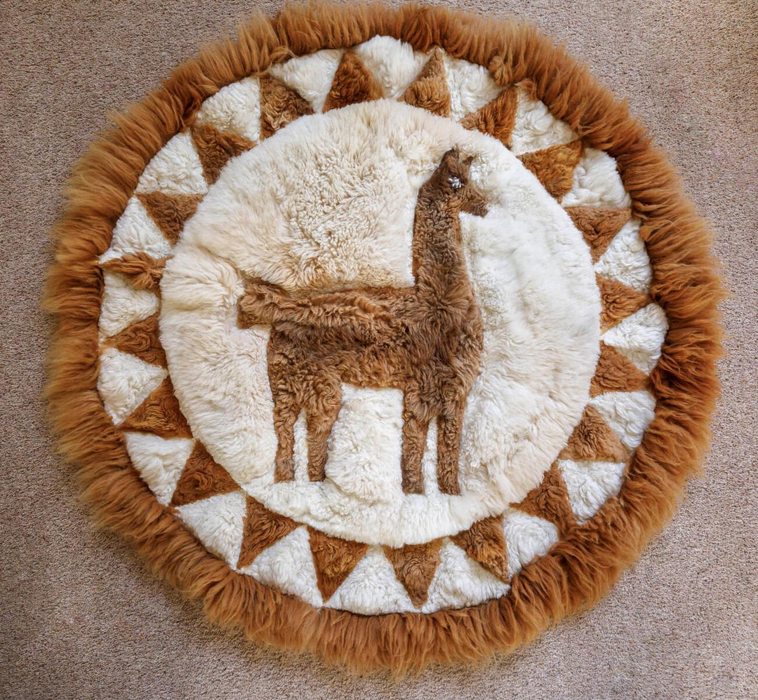 how to clean an alpaca rug