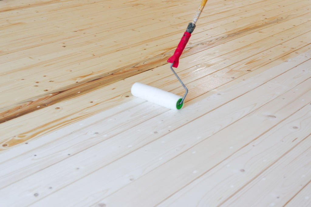 how to clean an unfinished wood floor