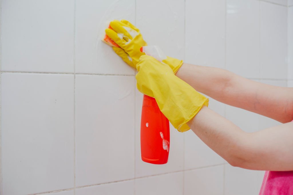 how to clean ceramic shower tile