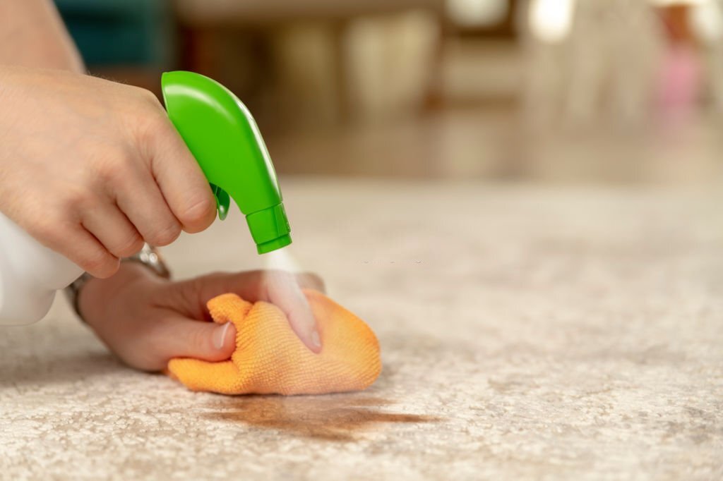 how to get blood out of carpet