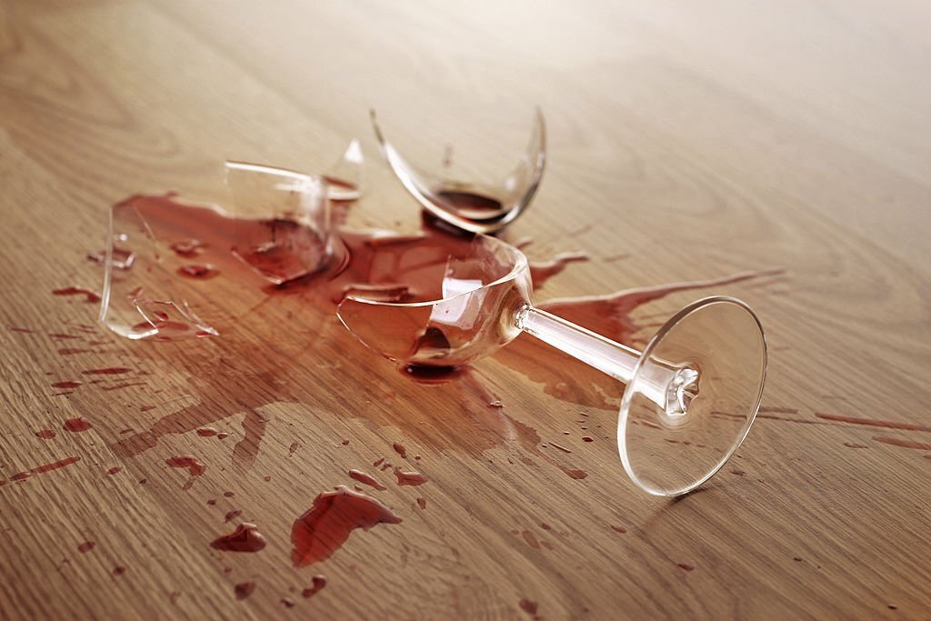 how to get red wine out of wood
