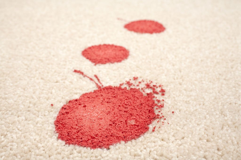 how to remove dried paint on carpet