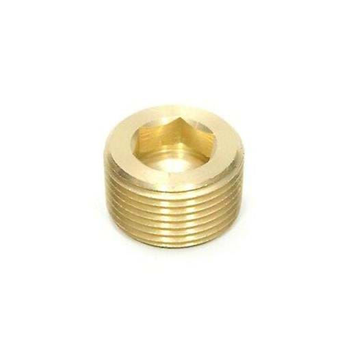 1/4" Brass Pipe Plug for 