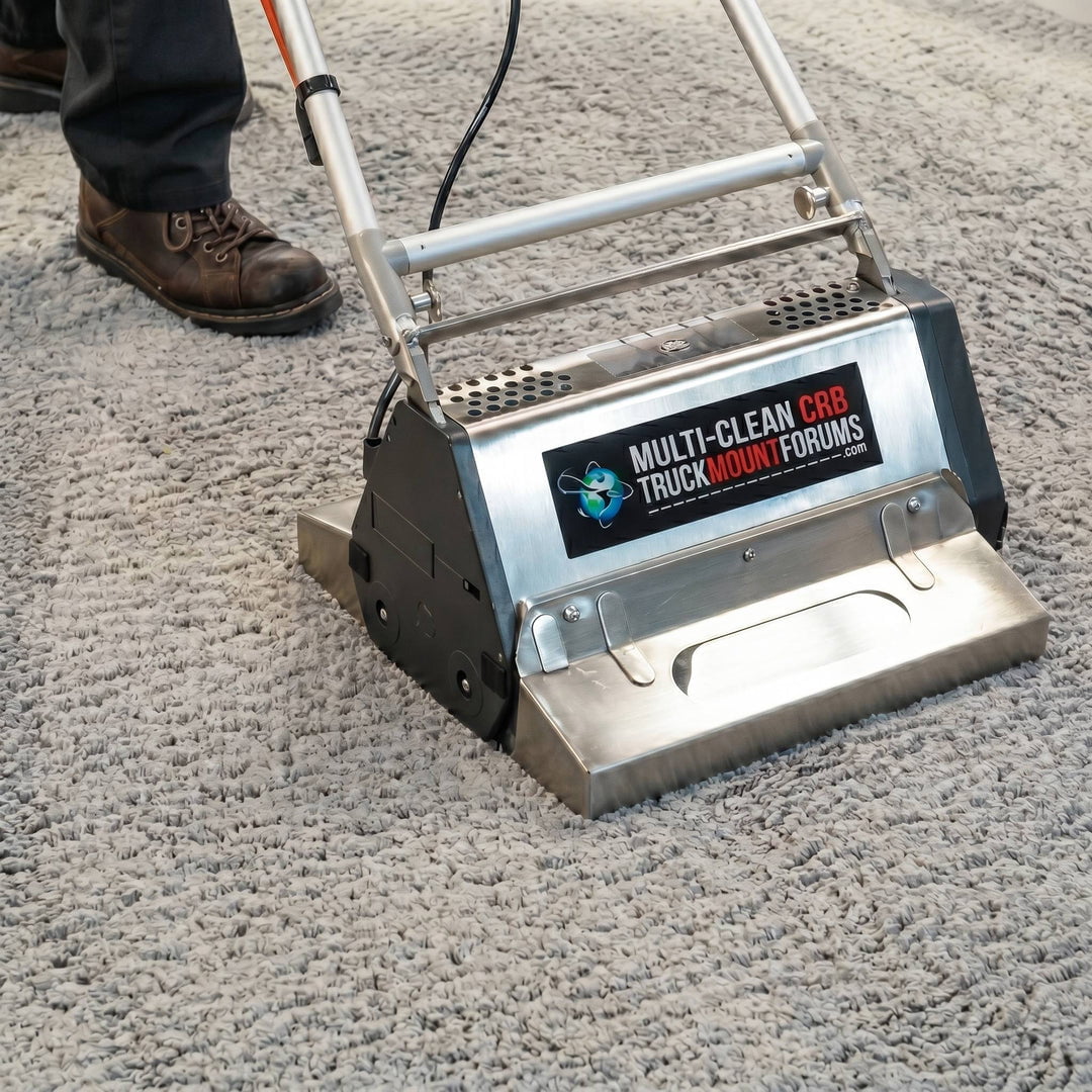 20" Multi-Clean Counter Rotating Brush (CRB) in Use