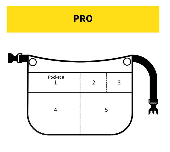 5 Pocket Pro Cleaning Belt Pack Apron