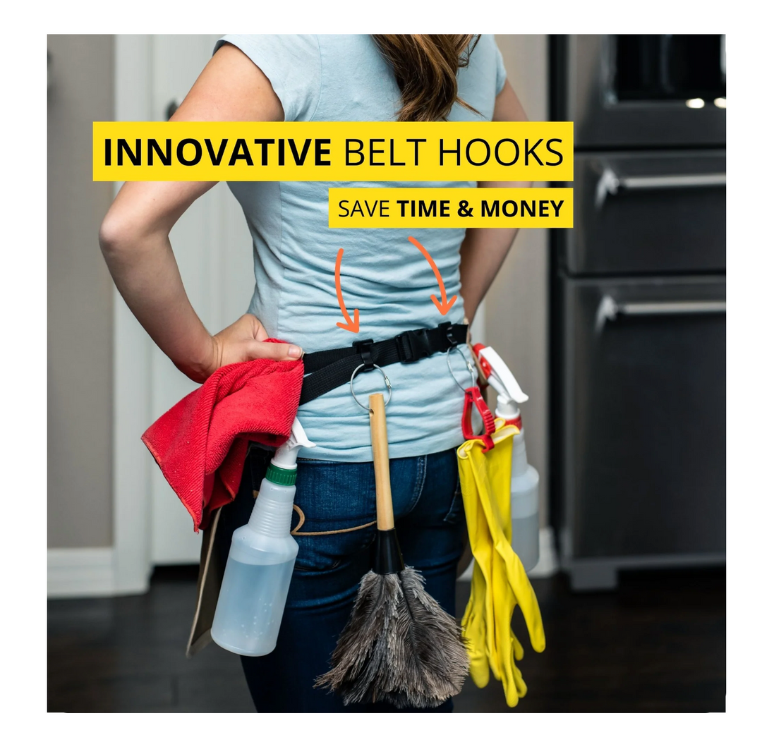 5 Pocket Pro Cleaning Belt Pack Apron