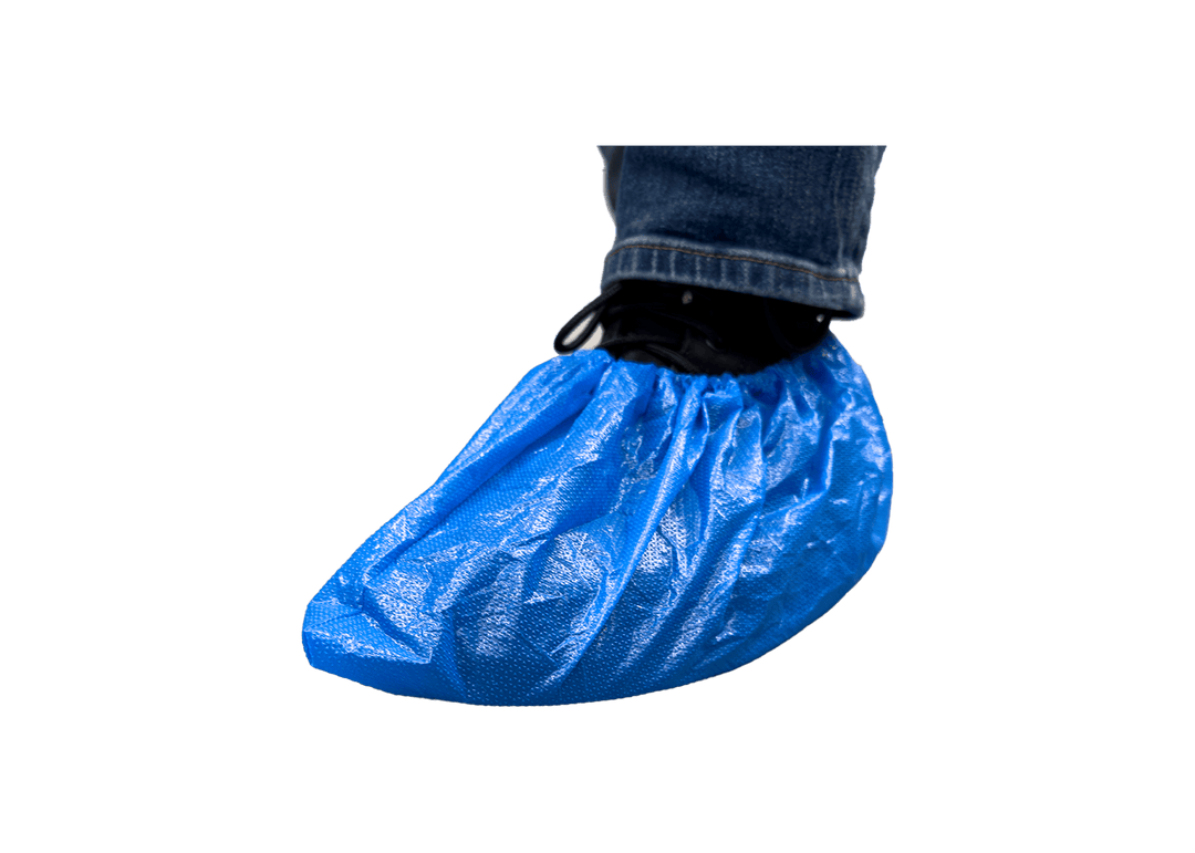 TMF Ultra Blue Shoe Cover Booties Semi Non Slip (50 Pairs - 100 pcs)