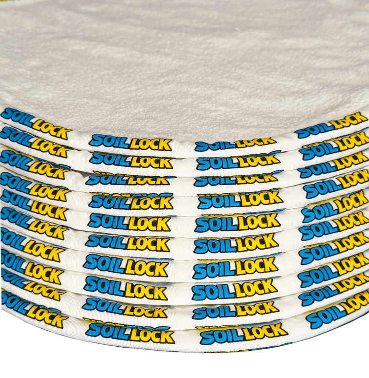 Soil Lock Absorbing Cotton &amp; Premium Poly Blend Bonnet Pads
