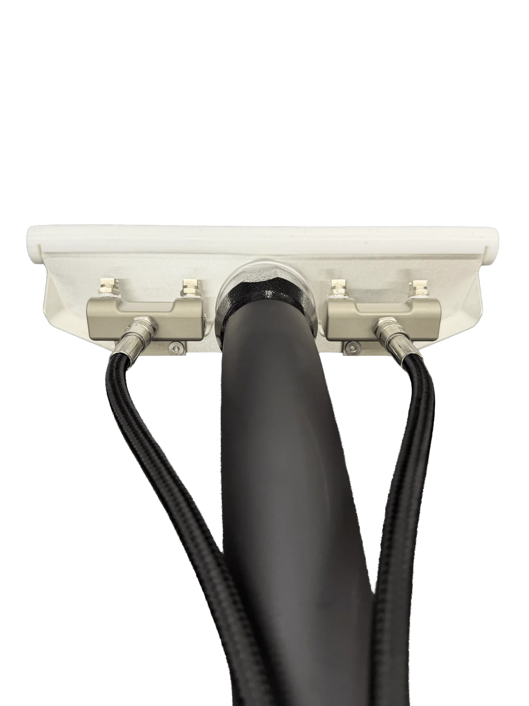 GenX6 swivel wand head with black accent, close-up