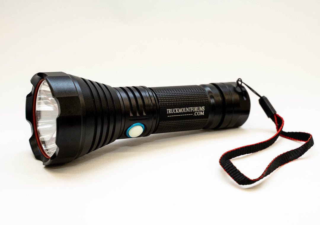 TMF UV Light V4 flashlight with wrist strap