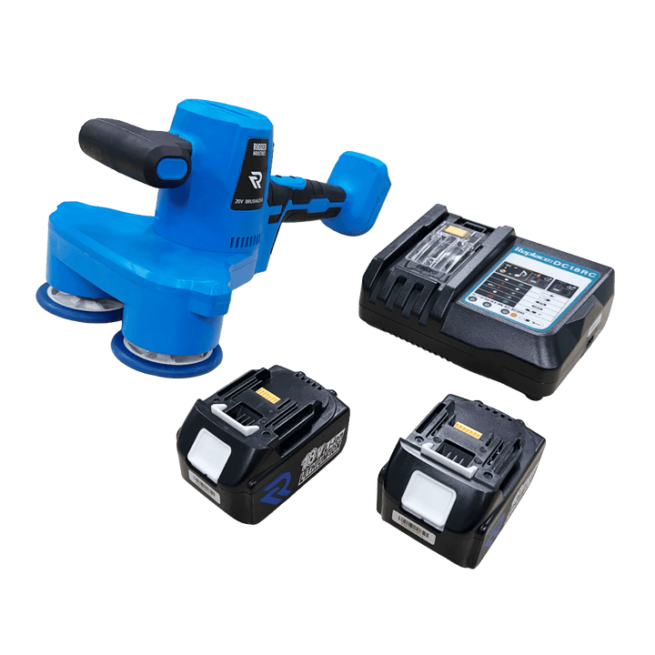 VersaTool™ 20V Dual-Head Cordless Orbital Scrubber