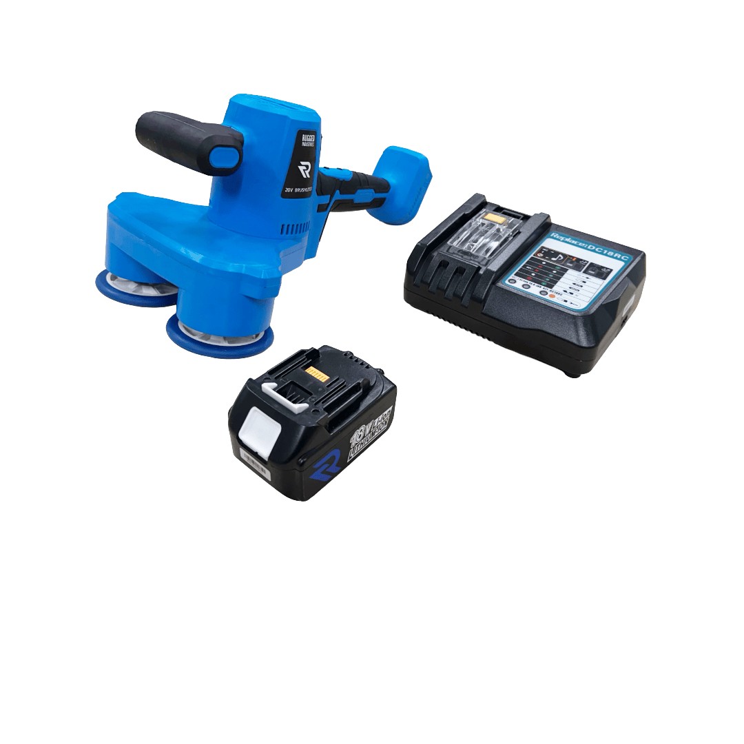 VersaTool™ 20V Dual-Head Cordless Orbital Scrubber