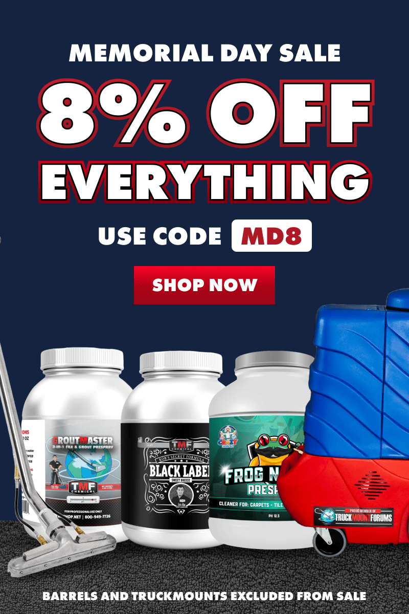 carpet cleaning chemicals equipment memorial day sale