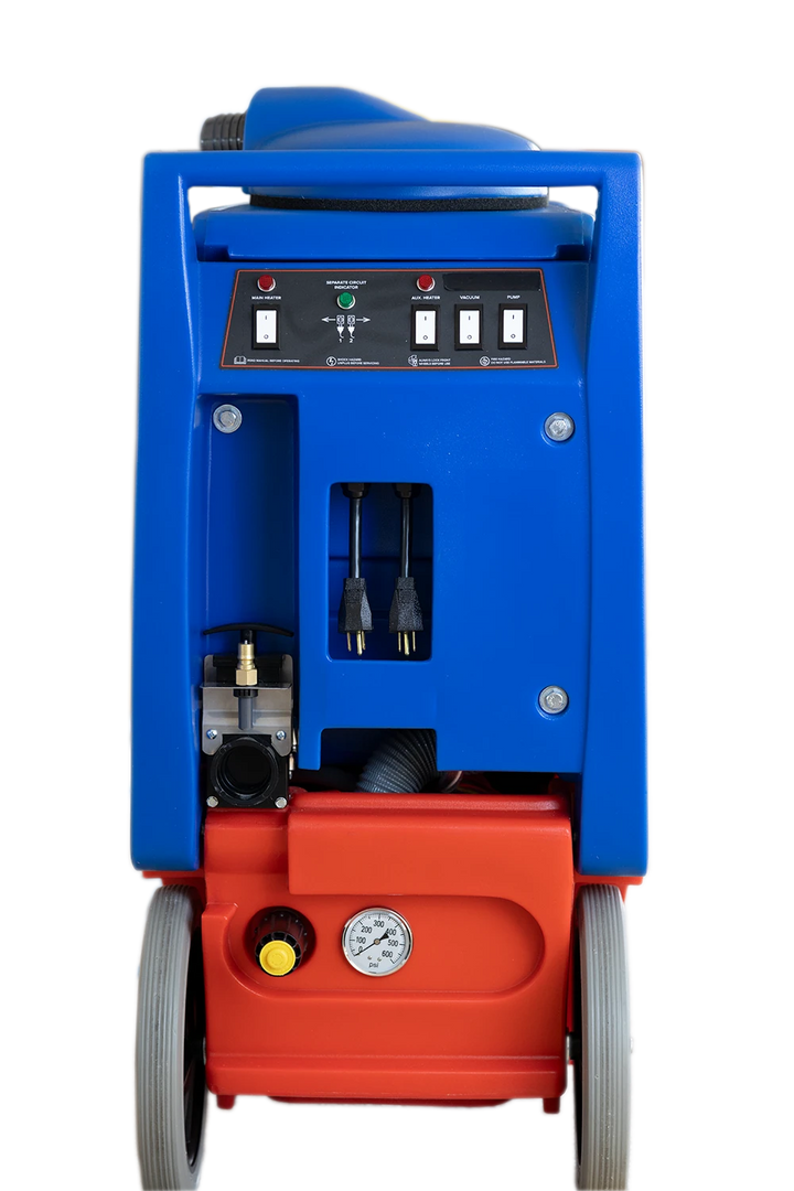 TMF Extreme H heated portable extractor control panel, rear view