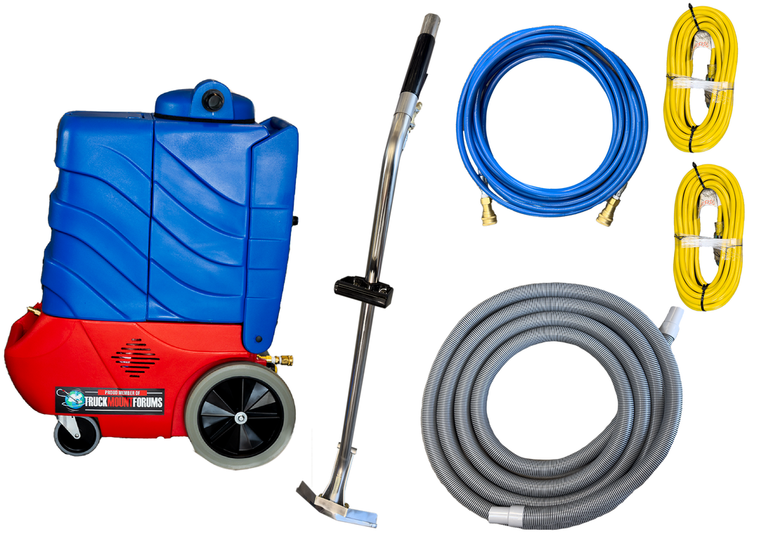TMF Dually Heated Portable Extractor 800 PSI Tile, Carpet & Upholstery Machine