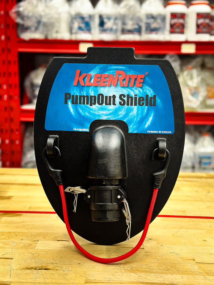 PumpOut Shield For Toilet Dumping Waste Water