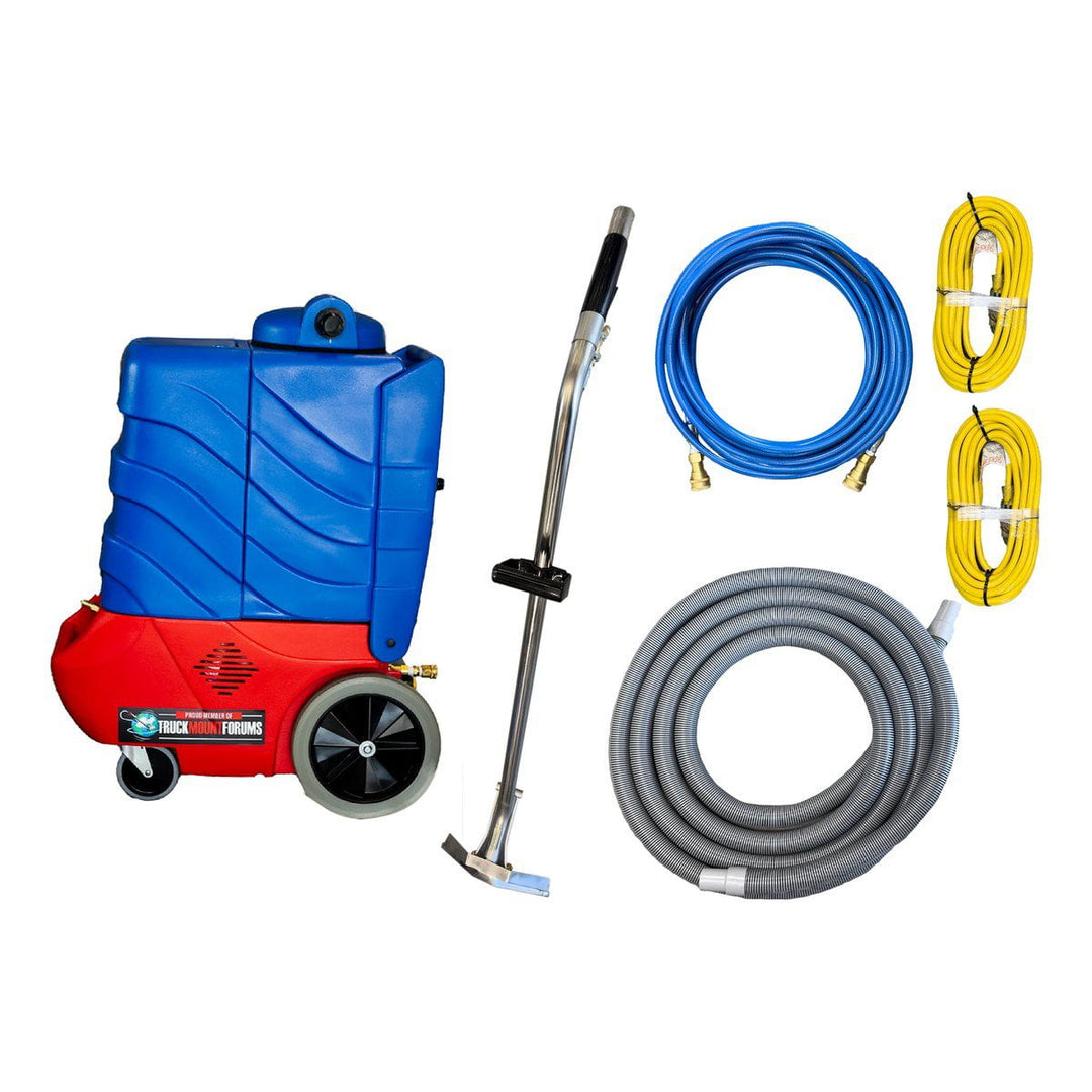 TMF Dually heated portable extractor, 800 psi, with hoses and wand