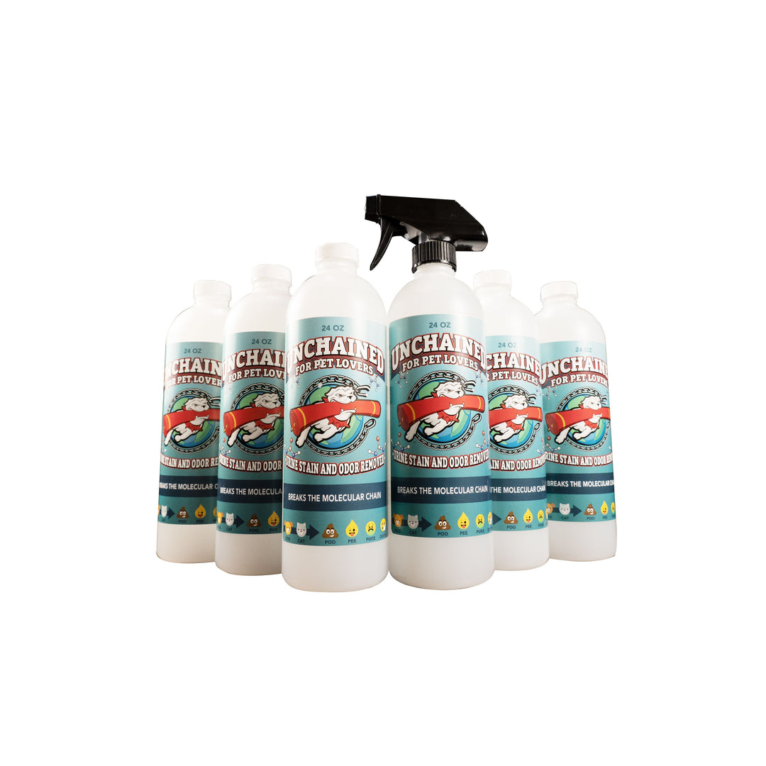 Wholesale: Unchained Pet Stain Remover 24oz 6 Pack (Min. 2 Cases) TMF Store