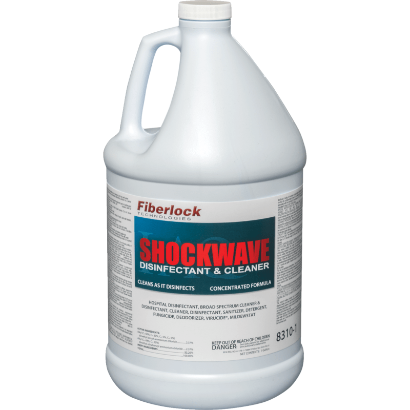 Fiberlock Antimicrobial Shockwave Cleaner Disinfectant TMF Store