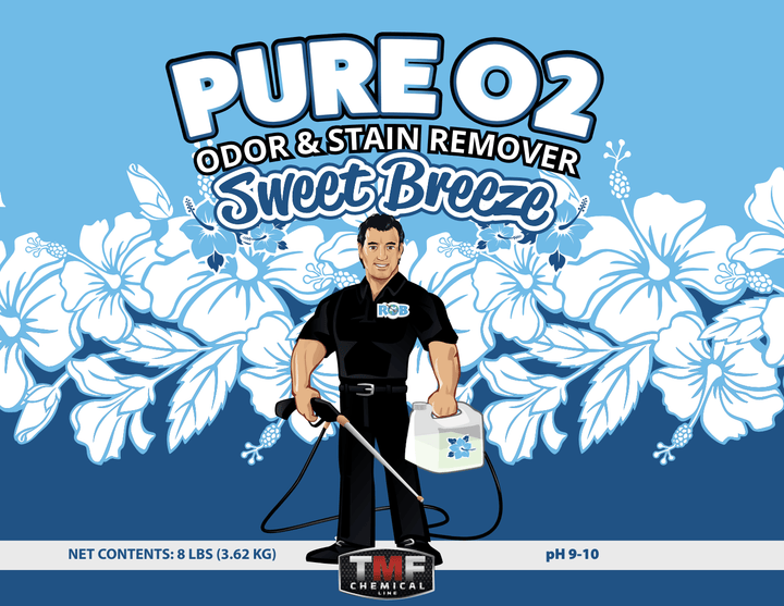 Pure O2 Sweet Breeze Odor Stain Remover (OSR) 8lb TMF Store