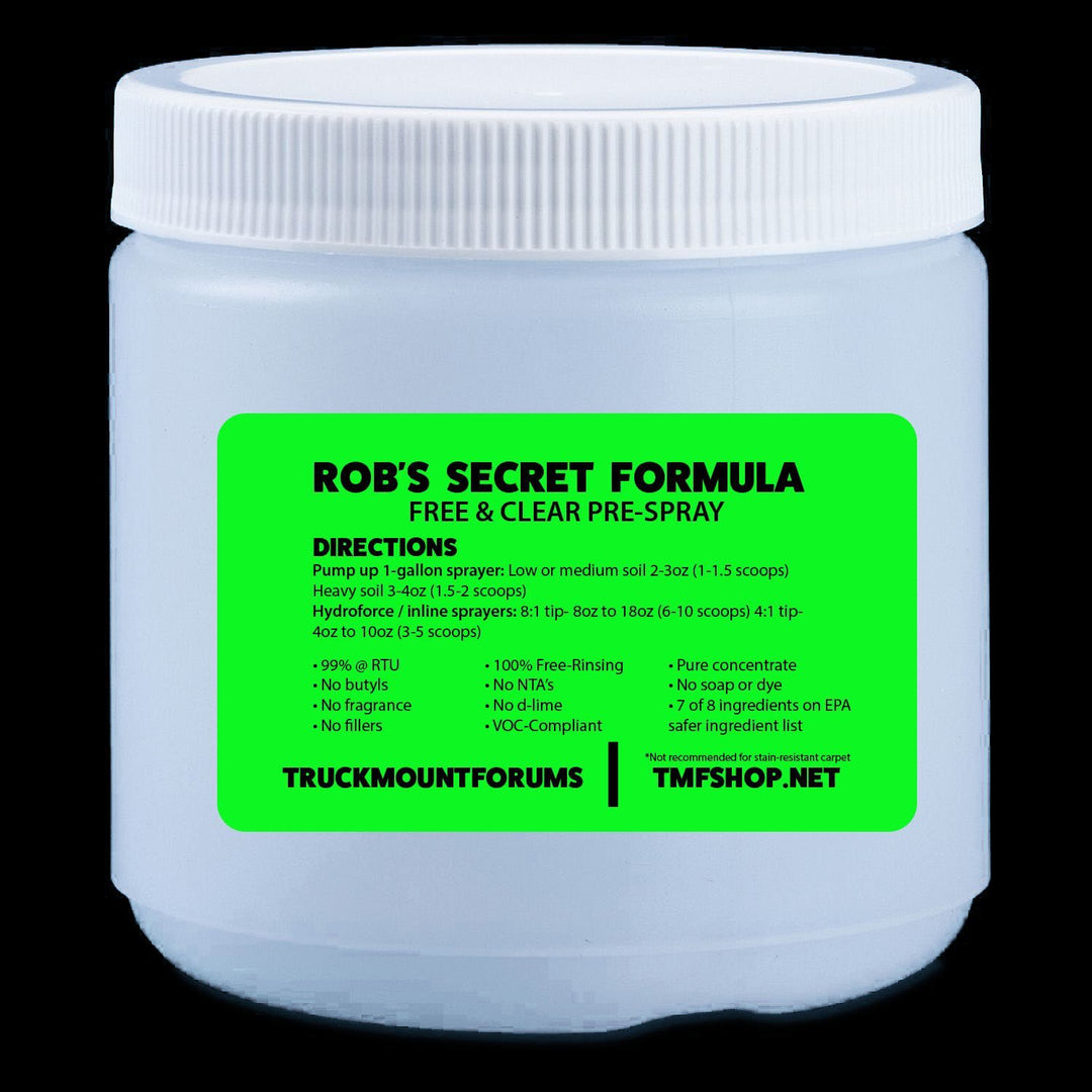 Robs Secret Formula SAMPLE TMF Store