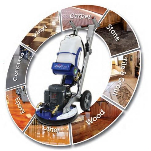 HOS Orbot Orbital Floor Machine with SprayBorg *PREORDER 2-4 WEEKS TO  FULFILL*