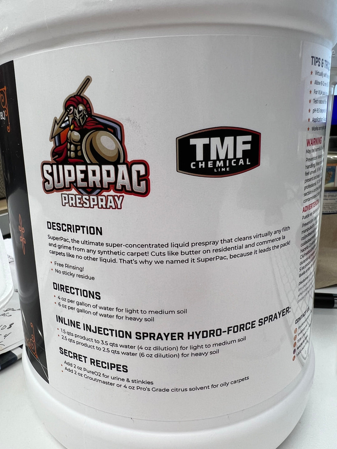 Superpac Liquid PreSpray TMF Store
